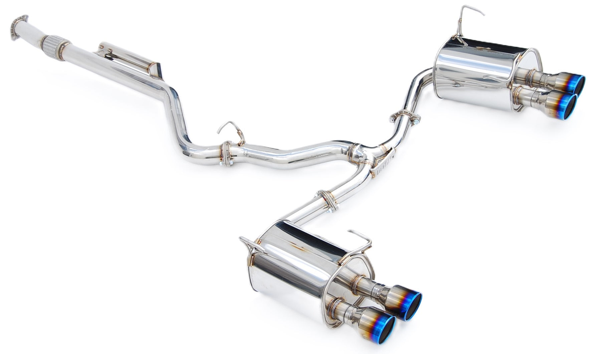 Invidia 2022+ Subaru WRX Q300 Rolled Titanium Tip Cat-Back Exhaust