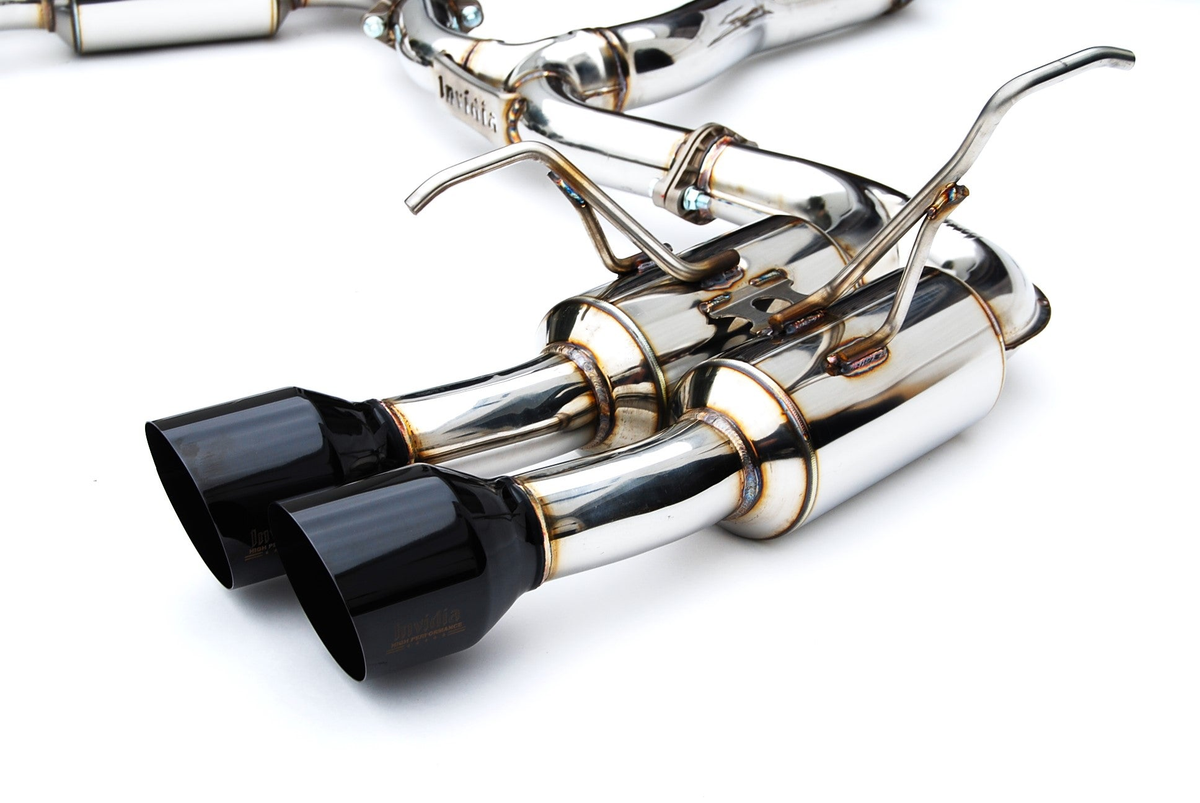 Invidia 2022+ Subaru WRX Gemini Single Layer Quad Black Tip Cat-Back Exhaust