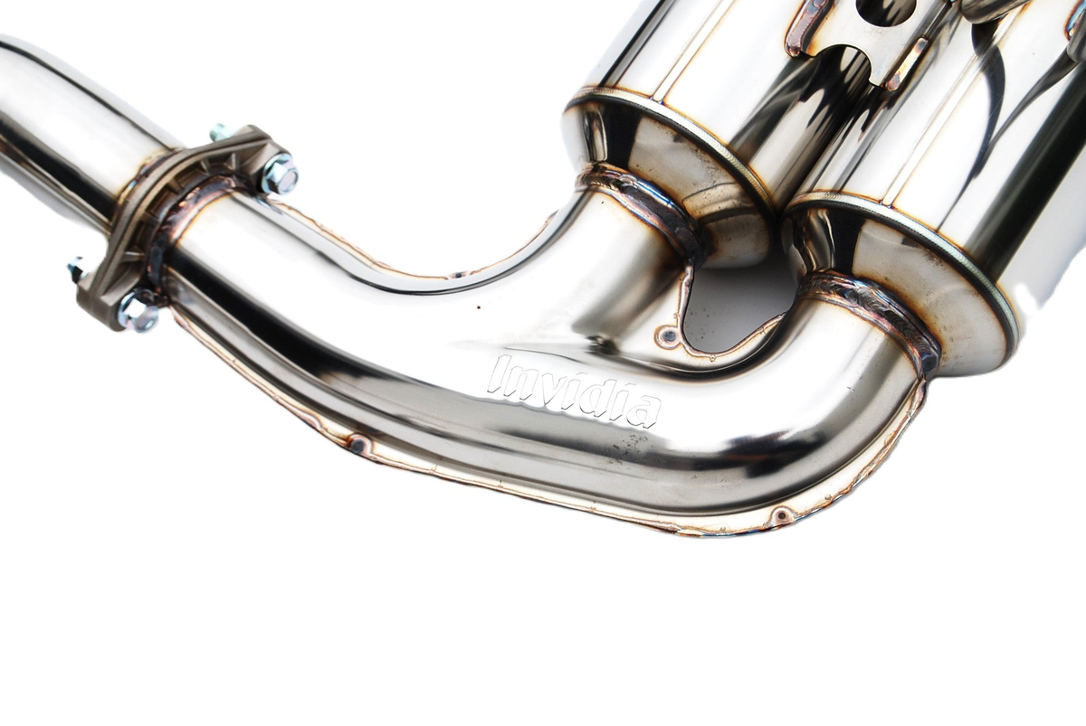 Invidia 2022+ Subaru WRX Gemini Single Layer Quad Black Tip Cat-Back Exhaust