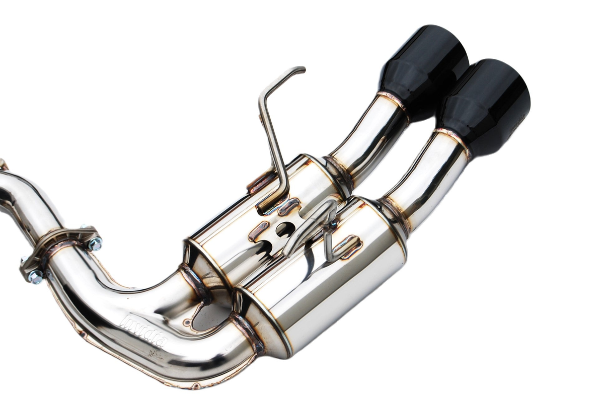 Invidia 2022+ Subaru WRX Gemini Single Layer Quad Black Tip Cat-Back Exhaust