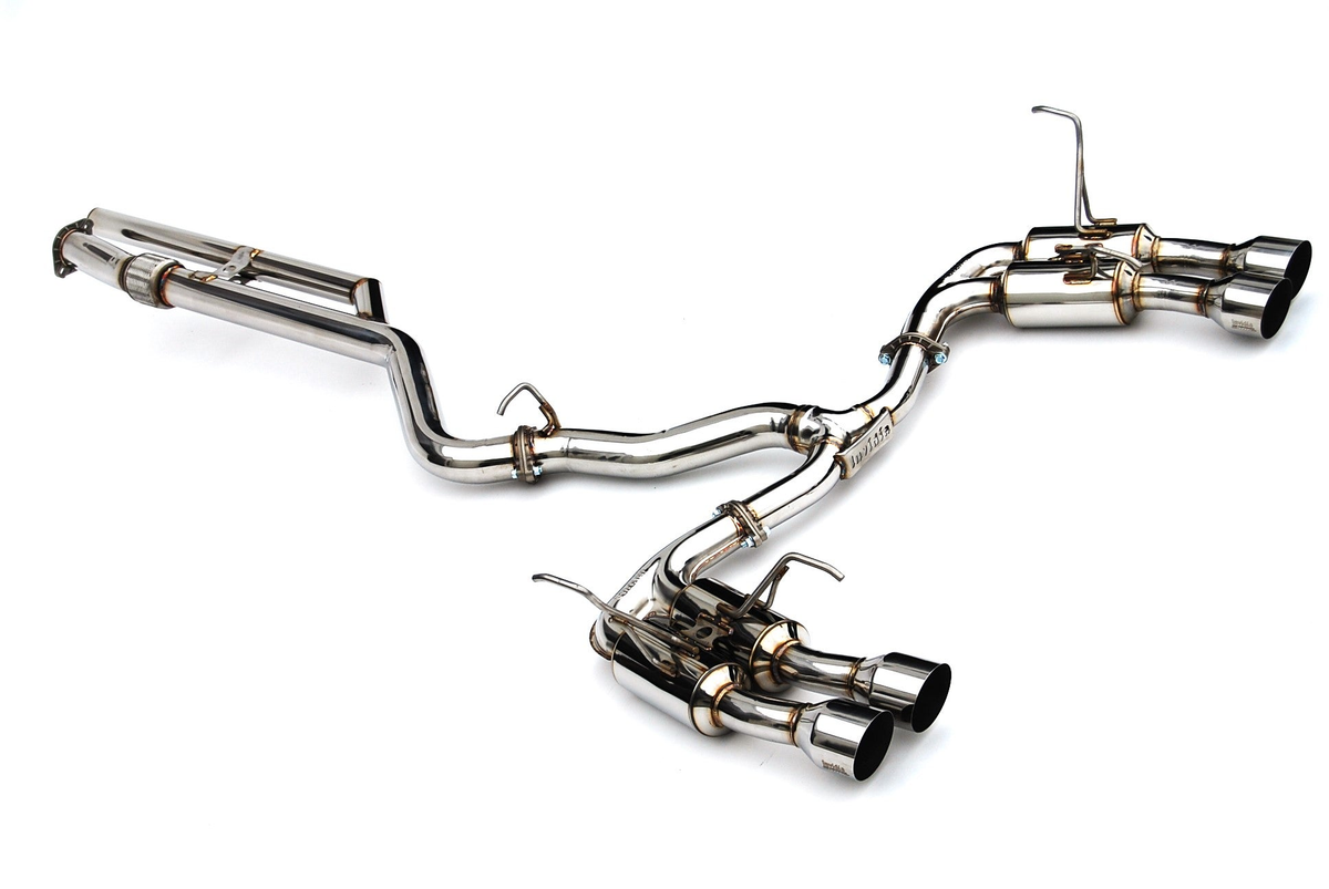 Invidia 2022+ Subaru WRX Gemini Single Layer Quad Stainless Steel Tip Cat-Back Exhaust