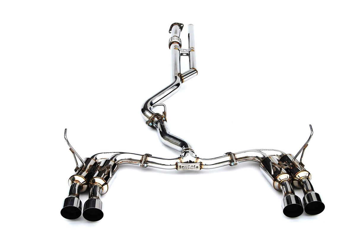 Invidia 2022+ Subaru WRX Gemini Single Layer Quad Stainless Steel Tip Cat-Back Exhaust