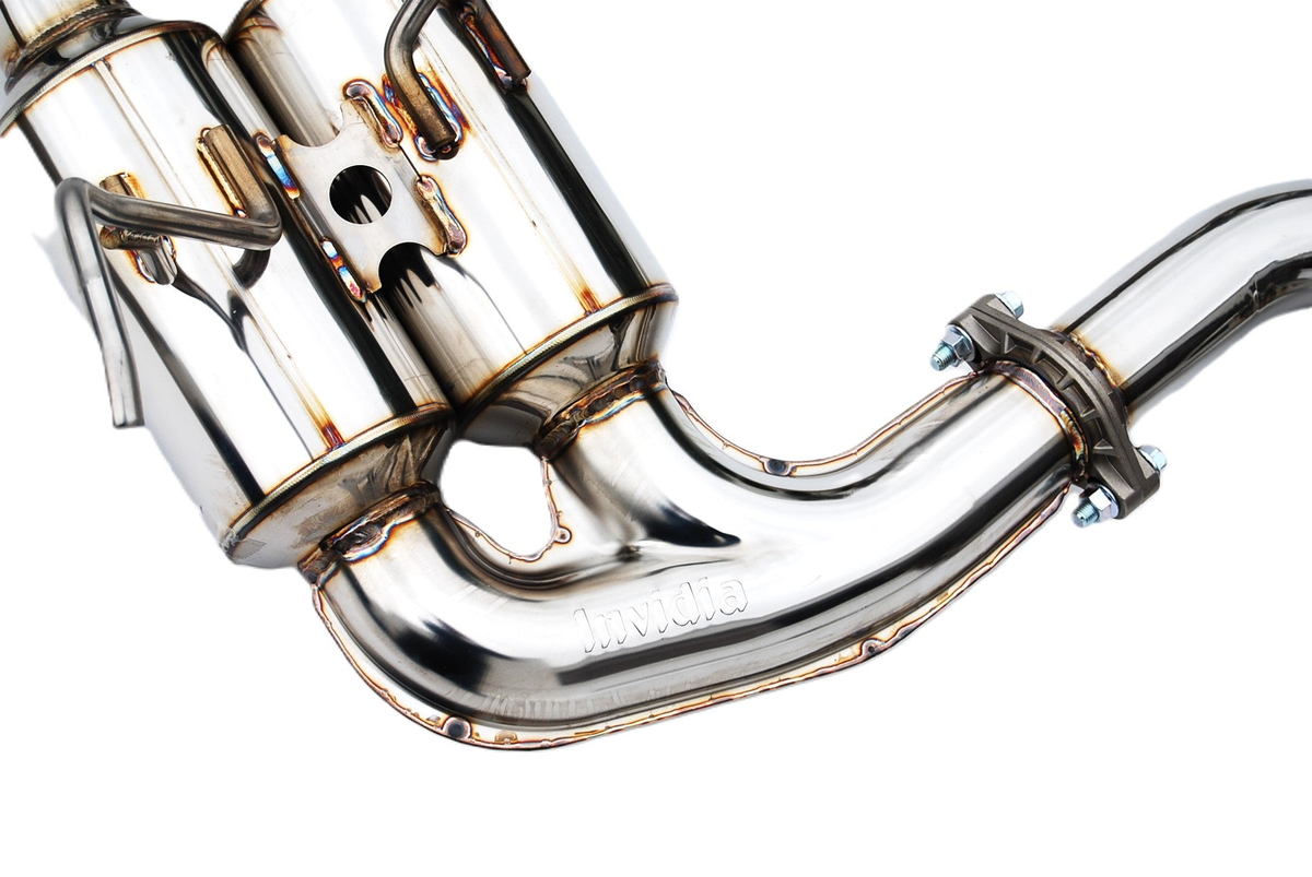 Invidia 2022+ Subaru WRX Gemini Single Layer Quad Stainless Steel Tip Cat-Back Exhaust