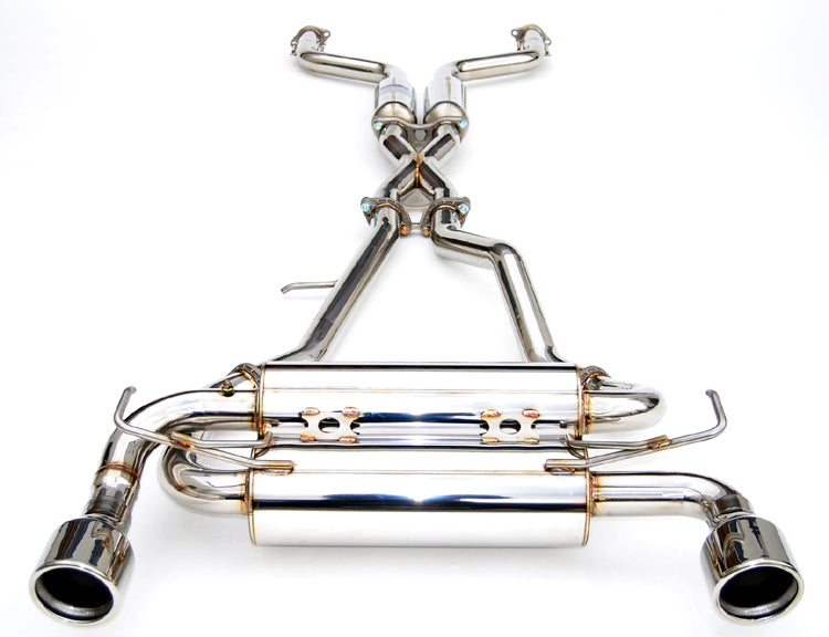 Invidia 02-08 Nissan 350z Gemini Rolled Stainless Steel Tip Cat-back Exhaust