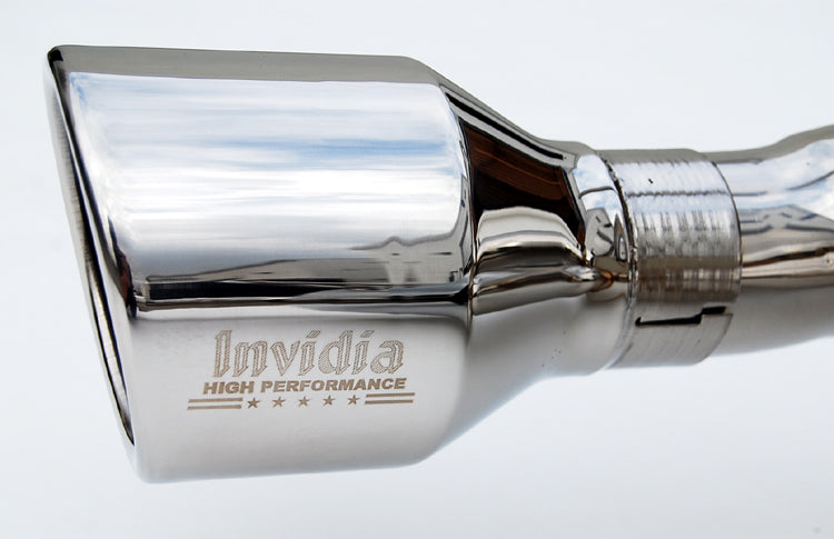 Invidia 02-08 Nissan 350z Gemini Rolled Stainless Steel Tip Cat-back Exhaust