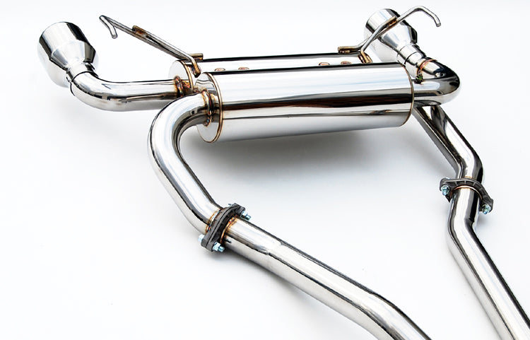 Invidia 02-08 Nissan 350z Gemini Rolled Stainless Steel Tip Cat-back Exhaust
