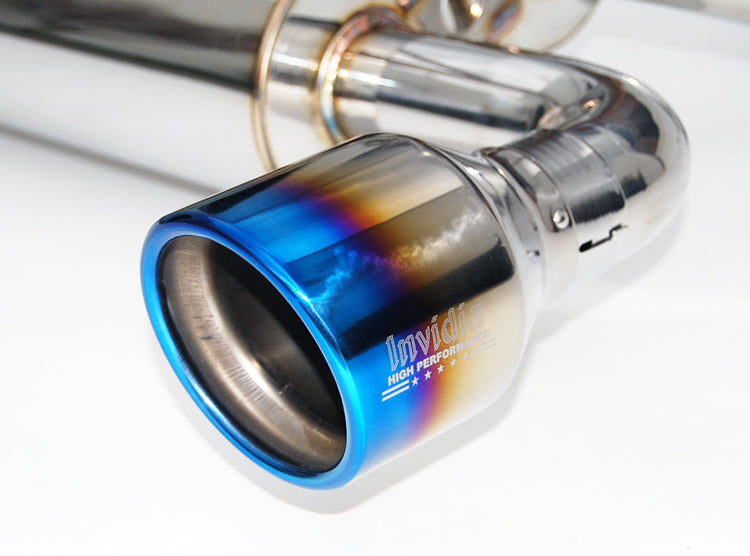 Invidia 09+ 370Z Gemini Rolled Titanium Tip Cat-back Exhaust