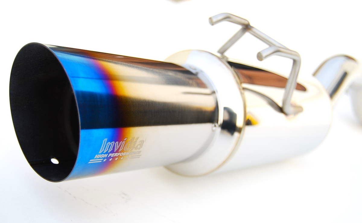Invidia 12-15 Honda Civic Si Coupe N1 Titanium Tip 76mm Cat-Back Exhaust