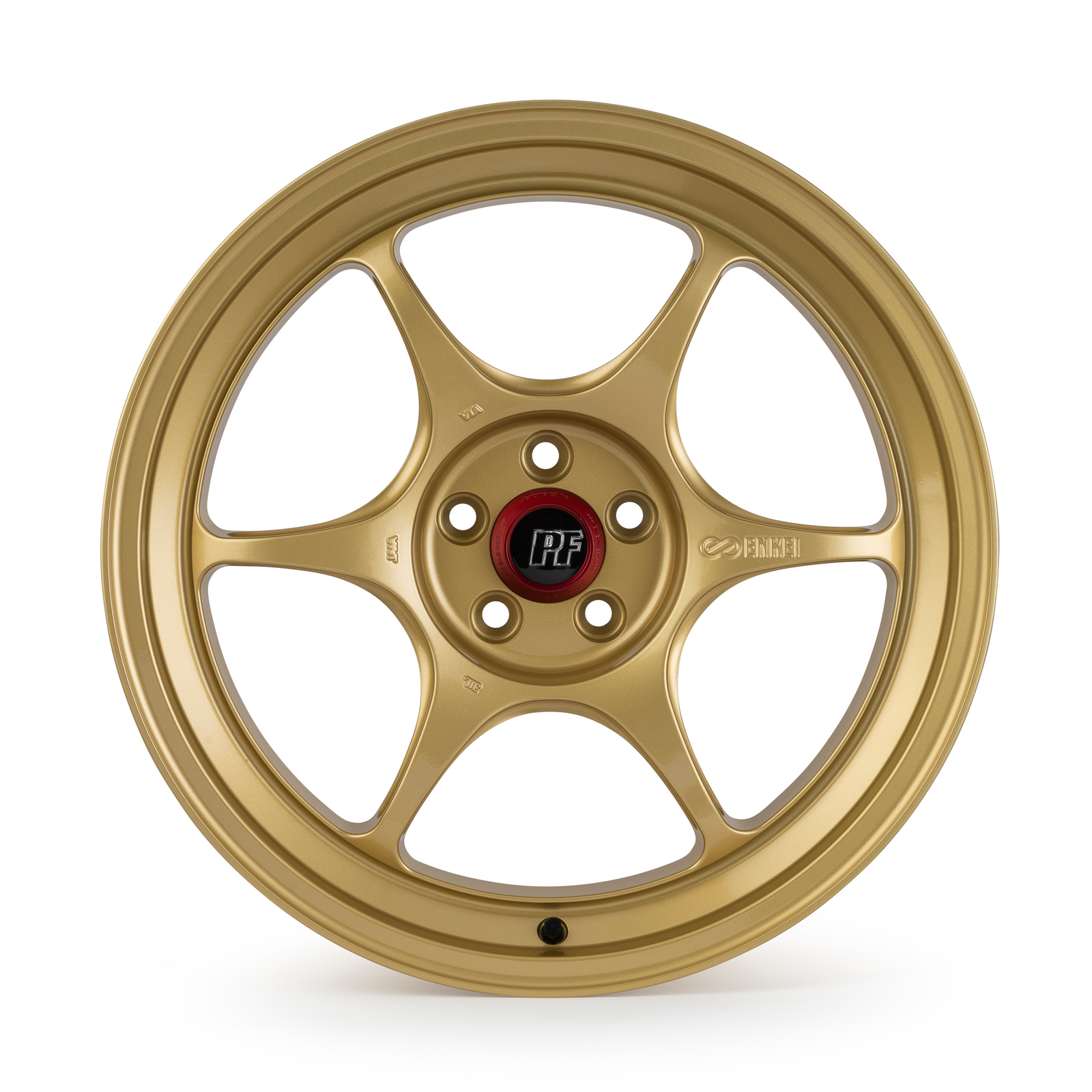 Enkei PF06 18x7.5 5x100 48 Offset 75mm Bore Gold Wheel