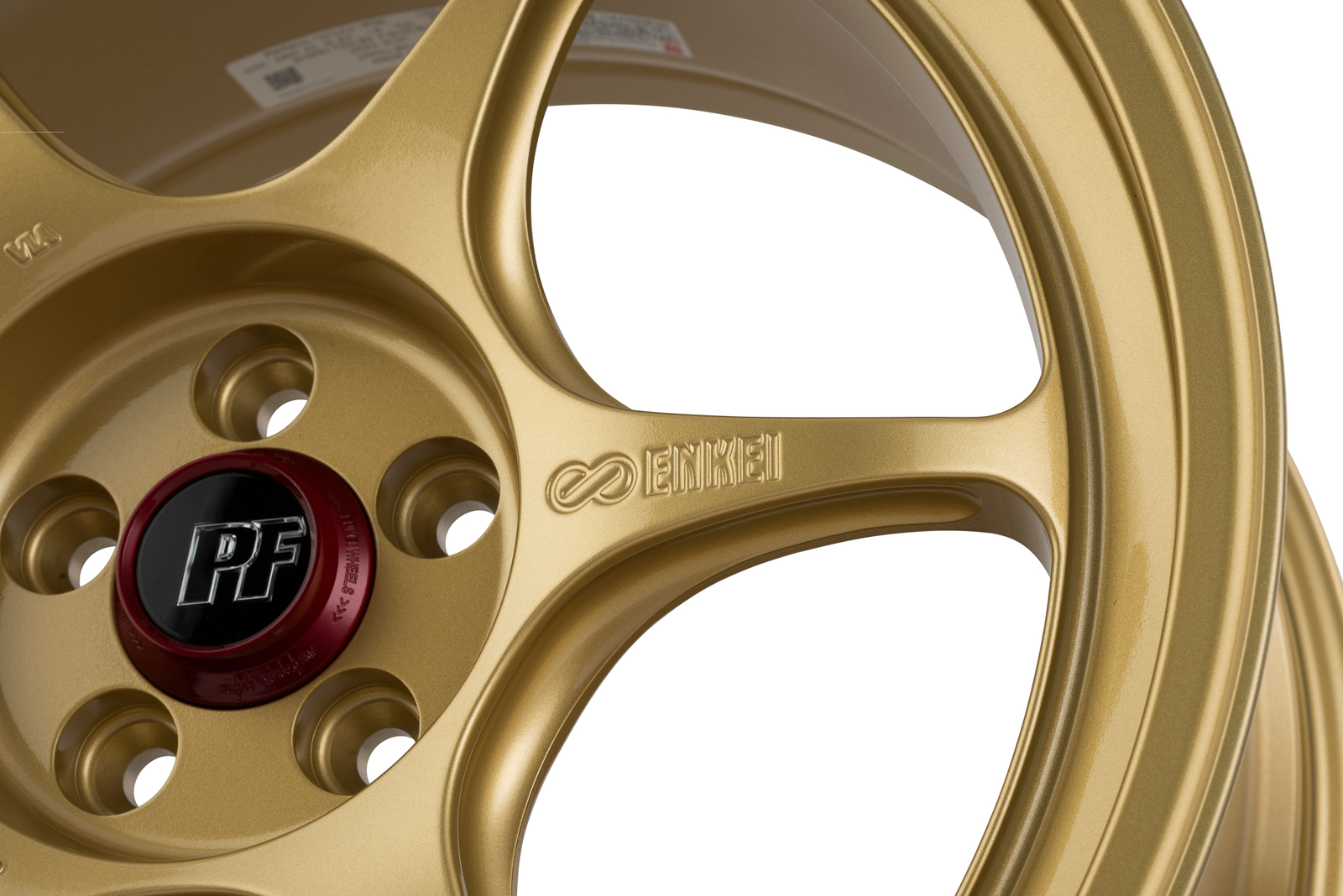 Enkei PF06 18x9.5in 5x114.3 BP 20mm Offset 75mm Bore Gold Wheel
