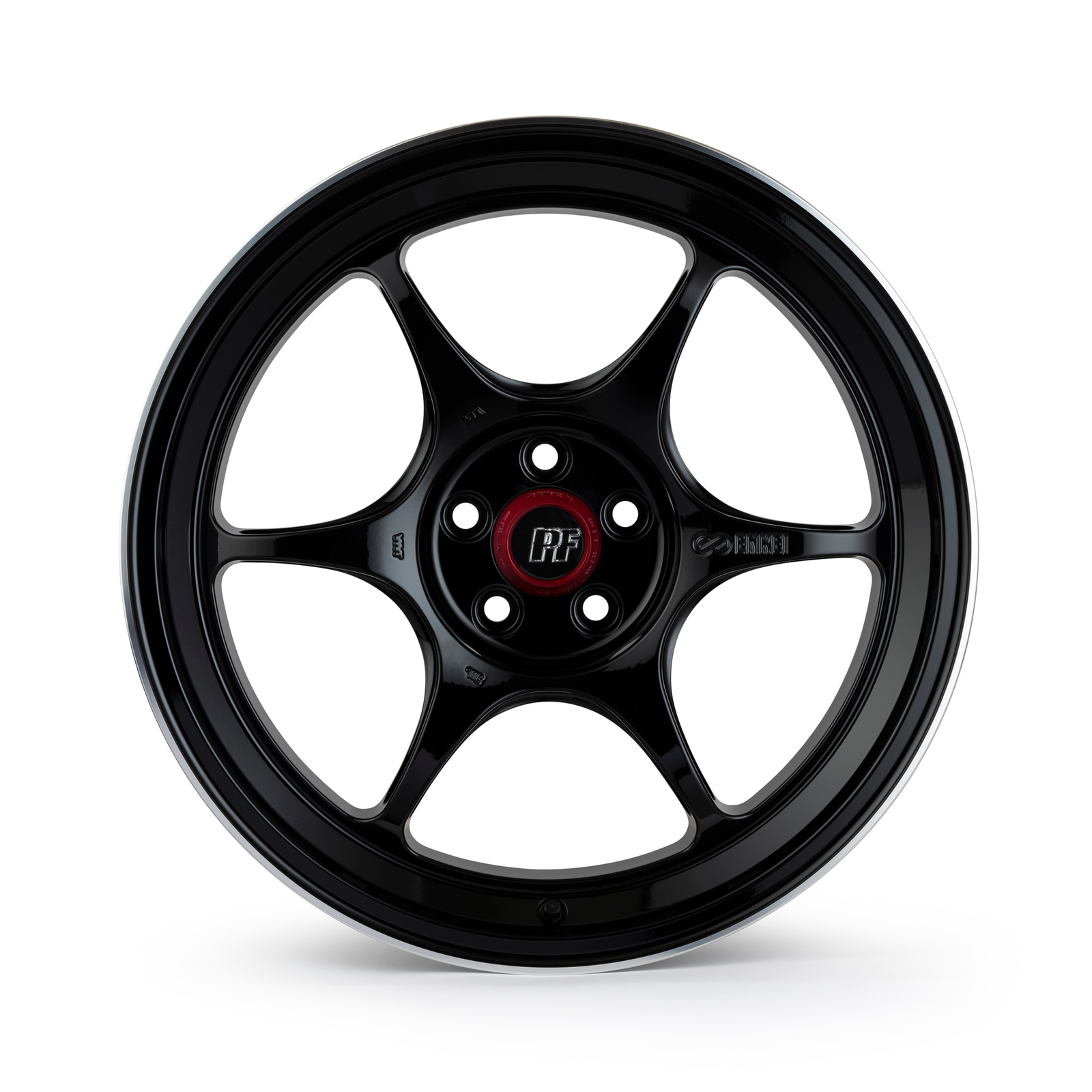 Enkei PF06 16x8 / +30 Offset / 5x114.3 / 75 CB - Black Machined
