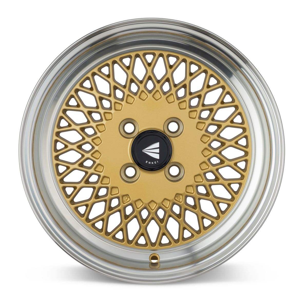 Enkei92 Classic Line 15x7 38mm Offset 4x100 Bolt Pattern Gold Wheel