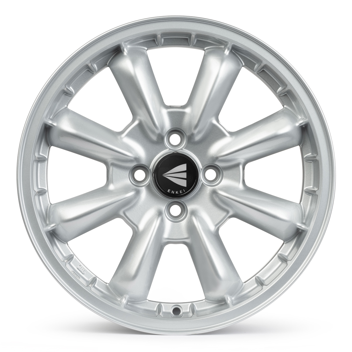 Enkei Compe 16x7 38mm Offset 4x100 Bolt Pattern 72.6mm Bore Silver Wheel