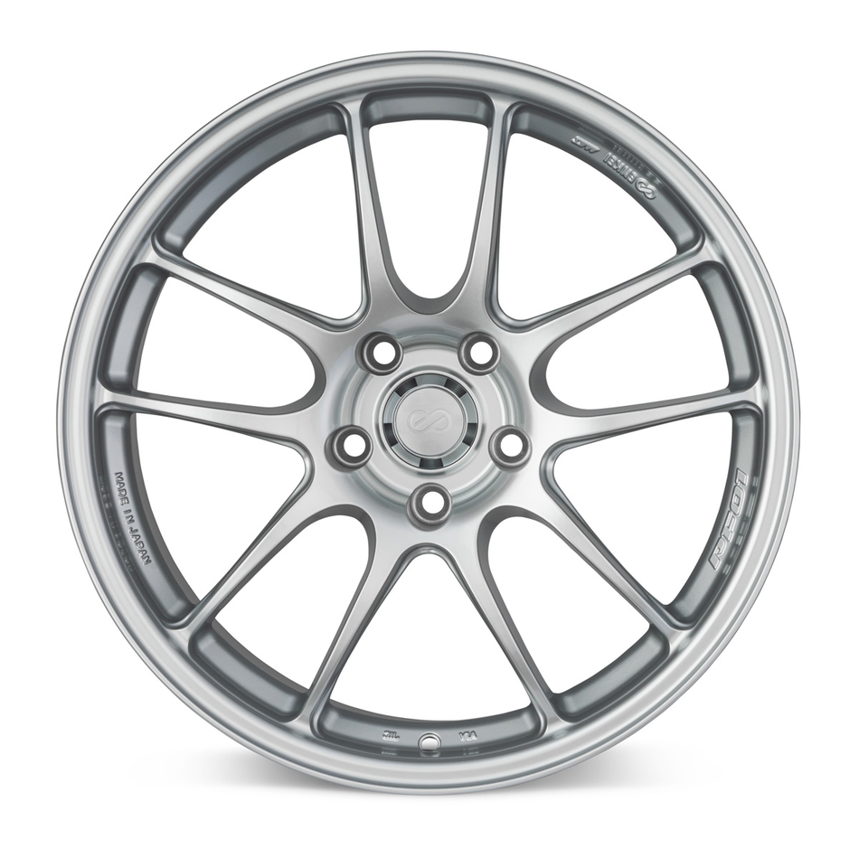 Enkei PF01 17x7.5 5x114.3 45mm offset 75mm Bore Dia Silver Wheel