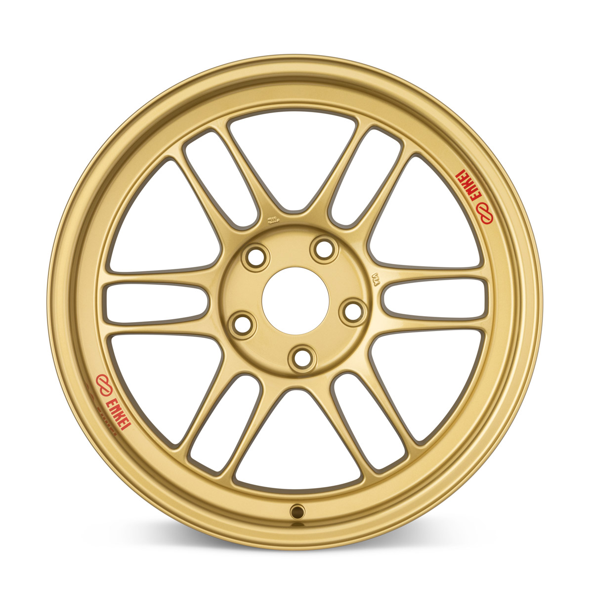 Enkei RPF1 18x9.5 5x114.3 38mm Offset 73mm Bore Gold Wheel