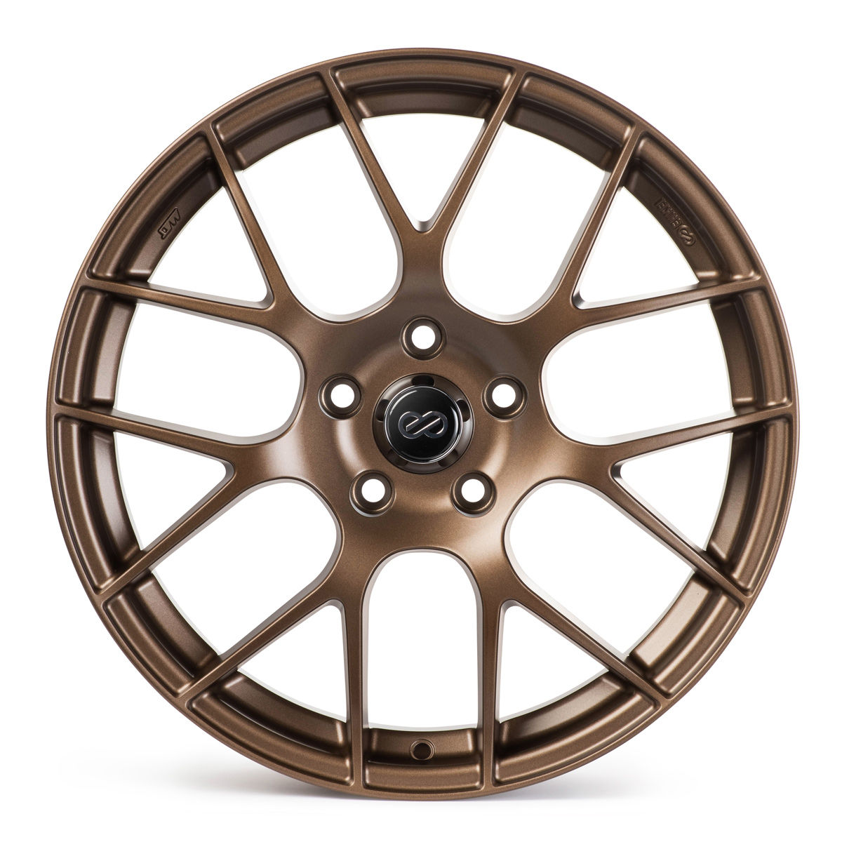 Enkei Raijin 18x8 45mm Offset 5x112 Bolt Pattern 72.6 Bore Bronze Paint Wheel