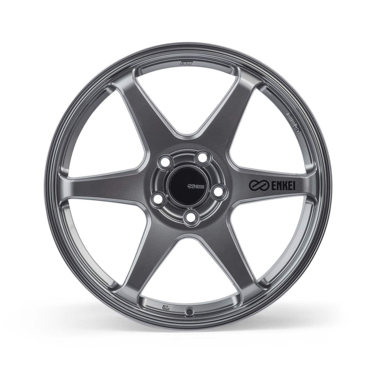 Enkei T6R 17x9 40mm Offset 5x114.3 Bolt Pattern 72.6 Bore Gloss Gunmetal Wheel