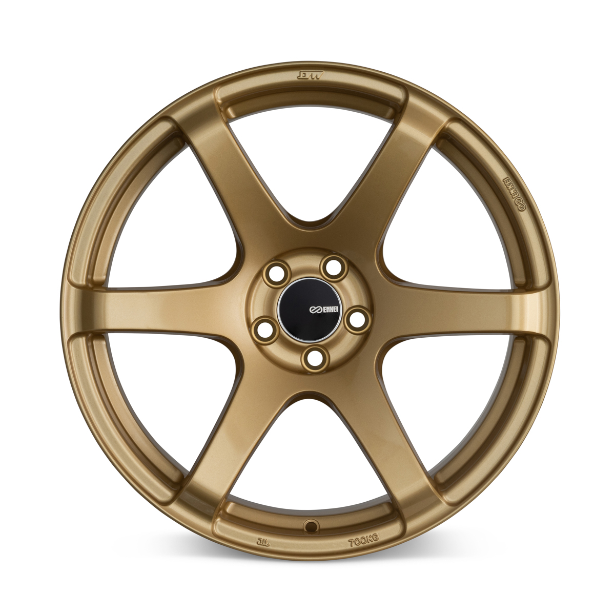Enkei T6S 18x8 45mm Offset 5x100 Bolt Pattern 72.6 Bore Gold Wheel