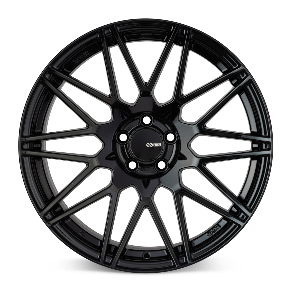Enkei TMS 17x9 45mm Offset 5x100 Bolt Pattern 72.6mm Bore Gloss Black Wheel