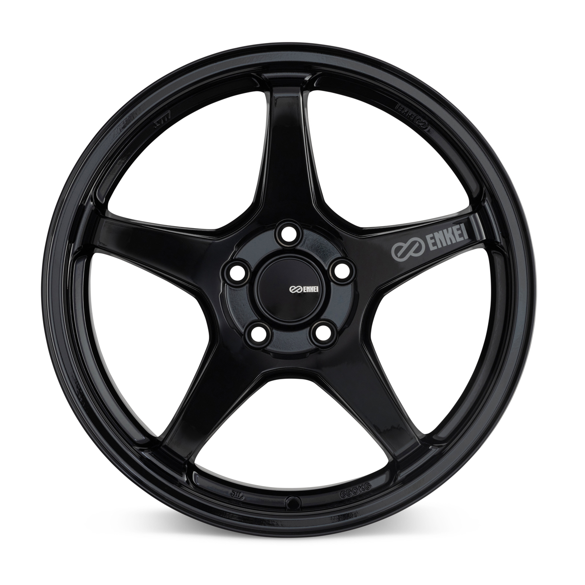 Enkei TS-5 17x8 5x100 45mm Offset 72.6mm Bore Gloss Black