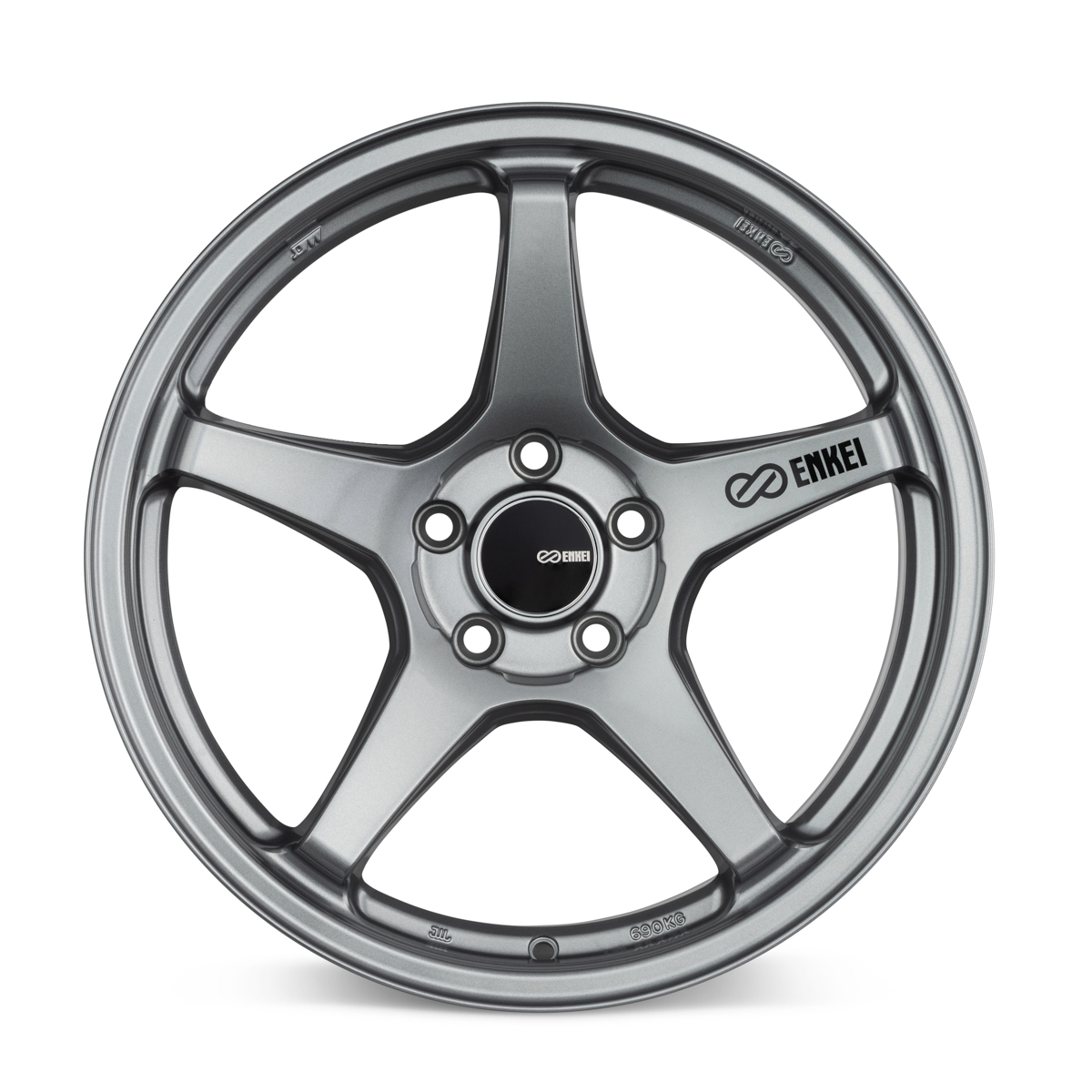Enkei TS-5 17x8 5x100 45mm Offset 72.6mm Bore Storm Grey