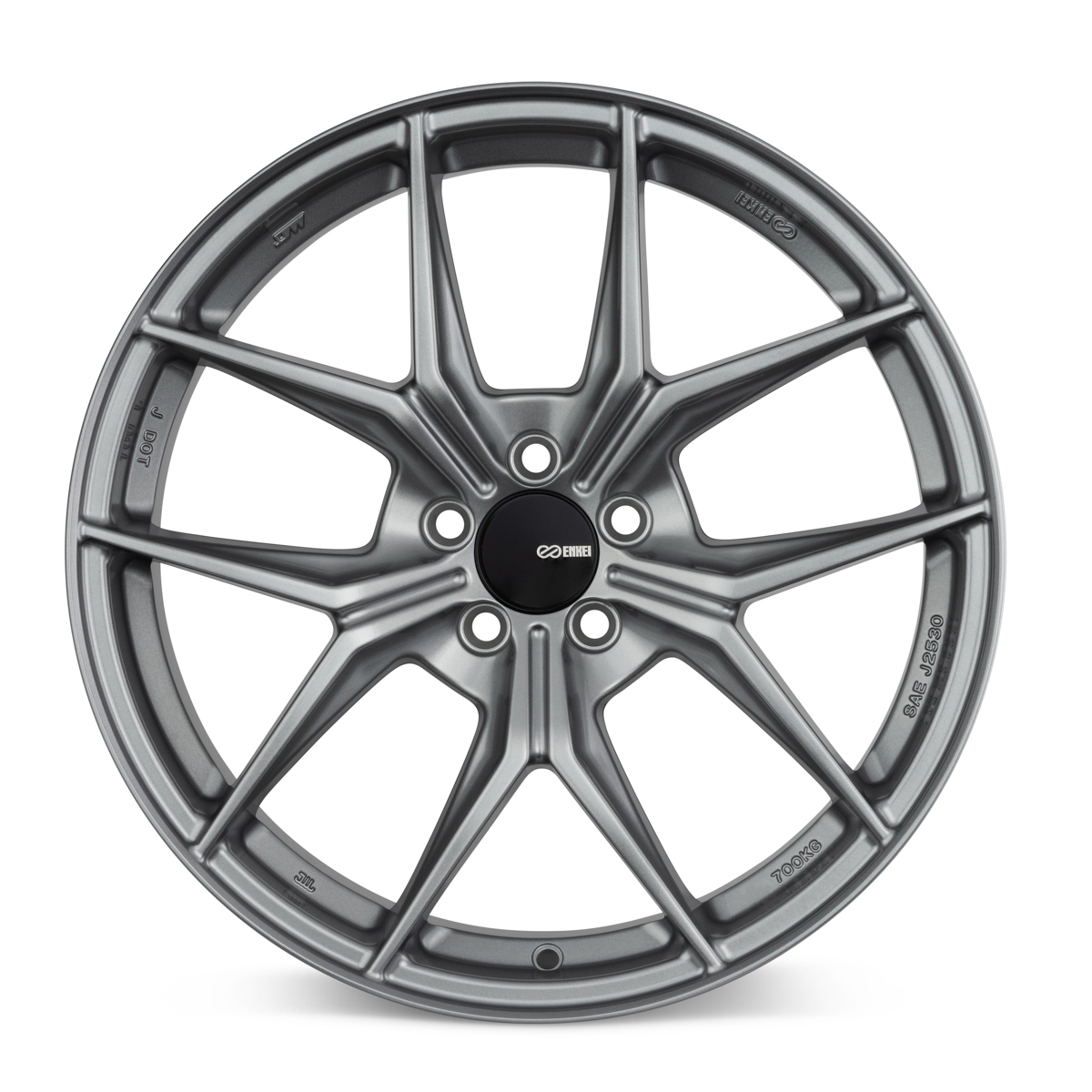 Enkei TSR-X 18x8 45mm Offset 5x100 BP 72.6mm Bore Storm Gray Wheel
