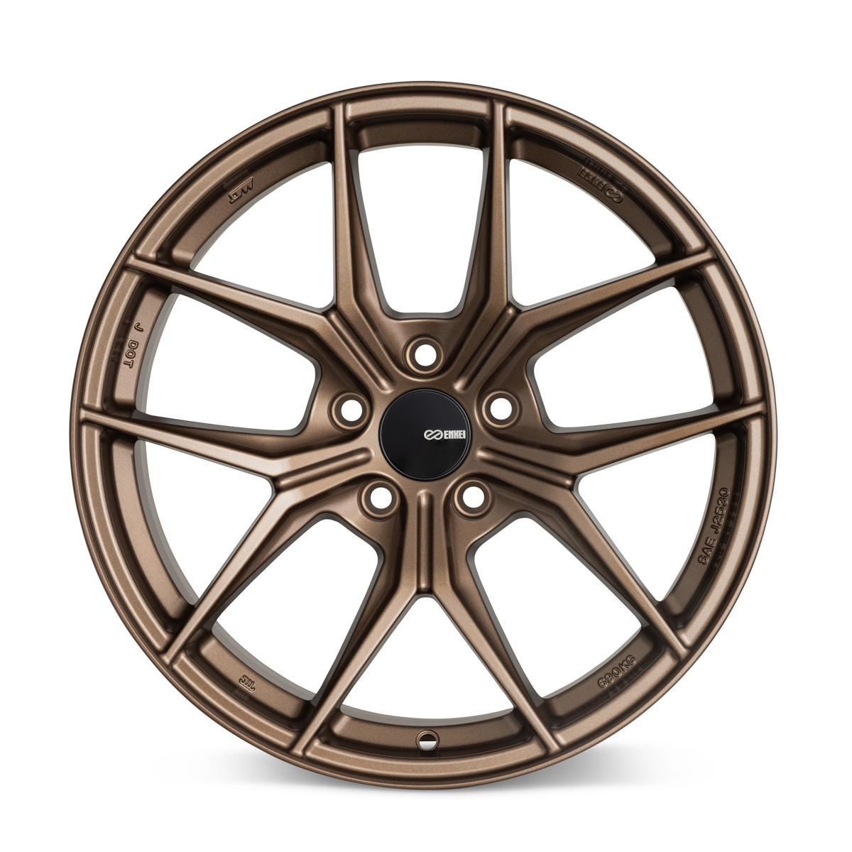 Enkei TSR-X 20x8.5 40mm Offset 5x114.3 BK 72.6mm Bore Gloss Bronze