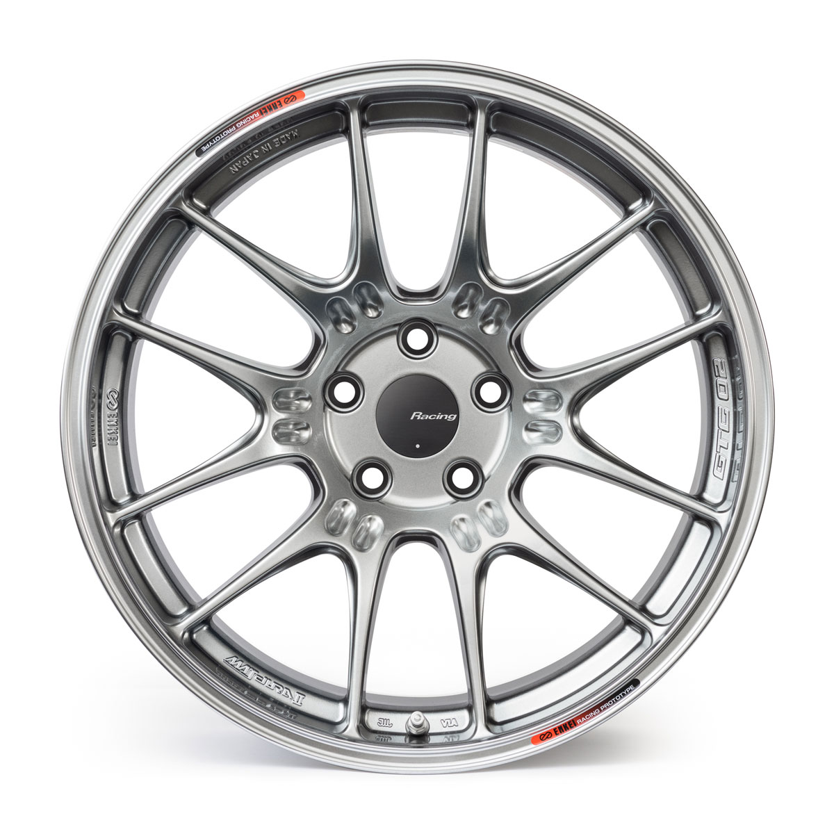 Enkei GTC02 19x10.5 5x120 34mm Offset 72.5mm Bore Hyper Silver Wheel