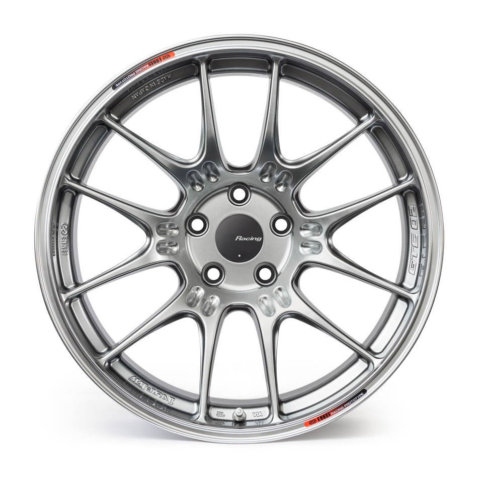 Enkei GTC02 17x7.5 4x100 35mm Offset 75mm Bore Hyper Silver Wheel