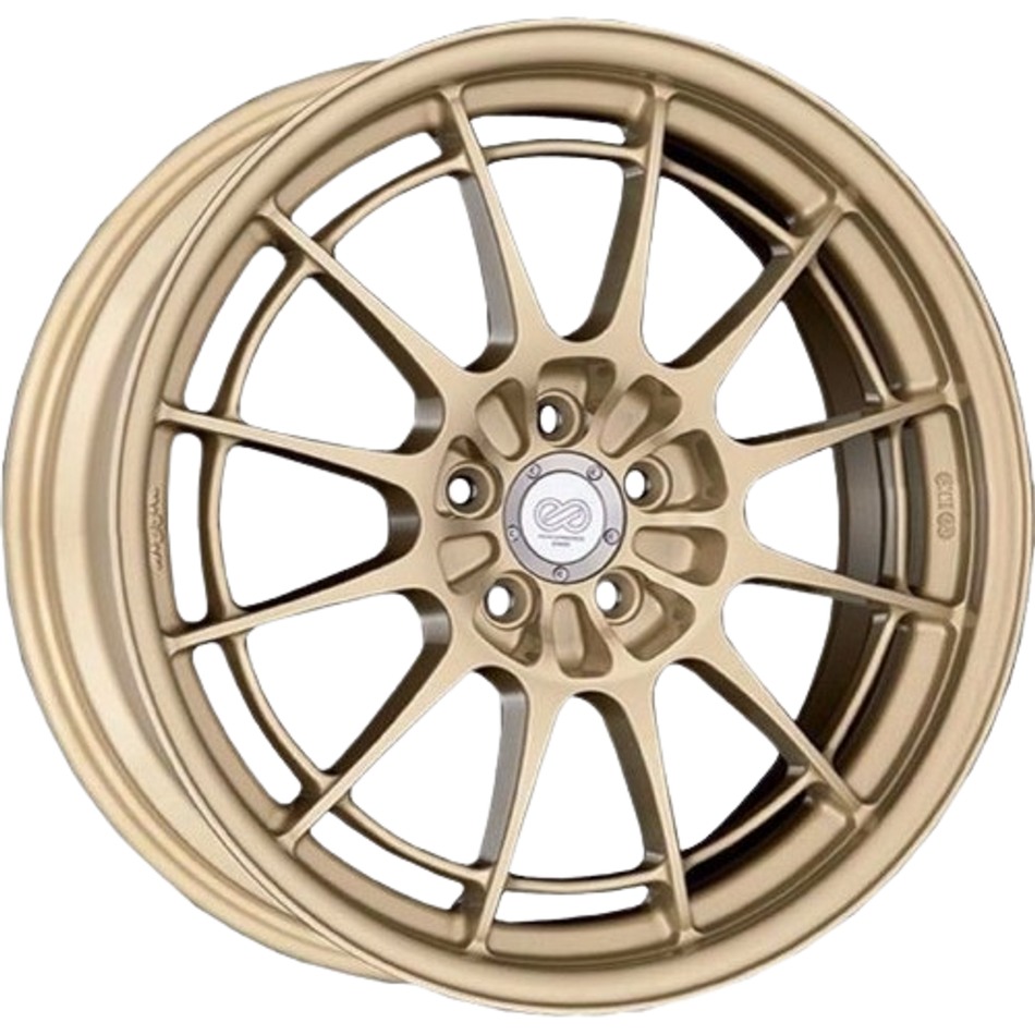 Enkei NT03+M 18x9.5 5x114.3 40mm Offset 72.6mm Bore - Titanium Gold
