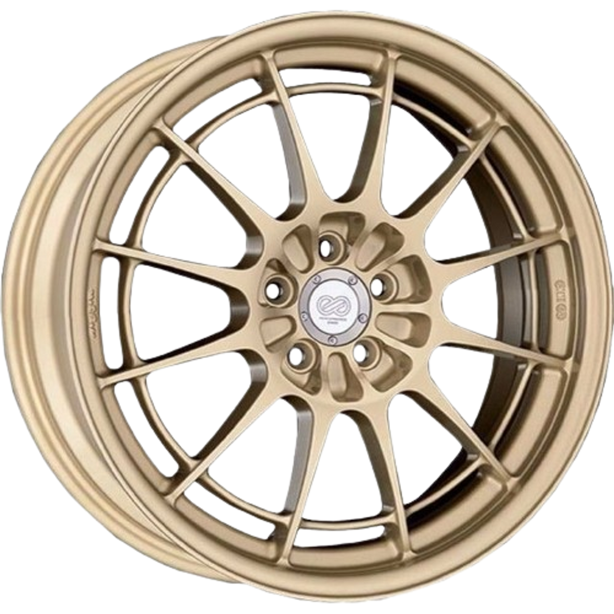 Enkei NT03+M 18x9.5 5x114.3 40mm Offset 72.6mm Bore - Titanium Gold