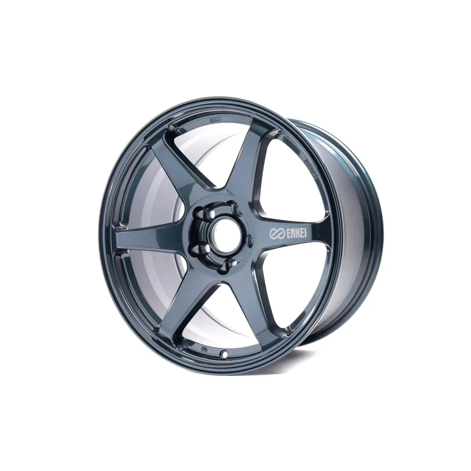 Enkei T6R 18x9.5 38mm Offset 5x114.3 Bolt Pattern 72.6 Bore Misty Blue Wheel