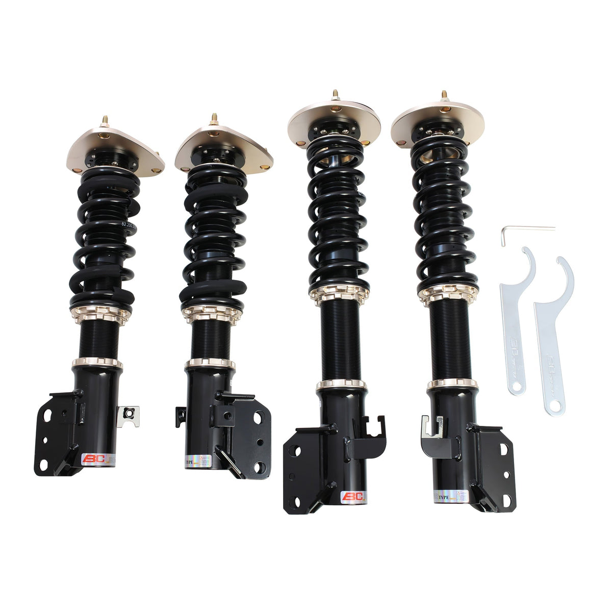 BC Racing BR Series Coilovers - fits 2002-2007 Subaru Impreza WRX - Saikospeed