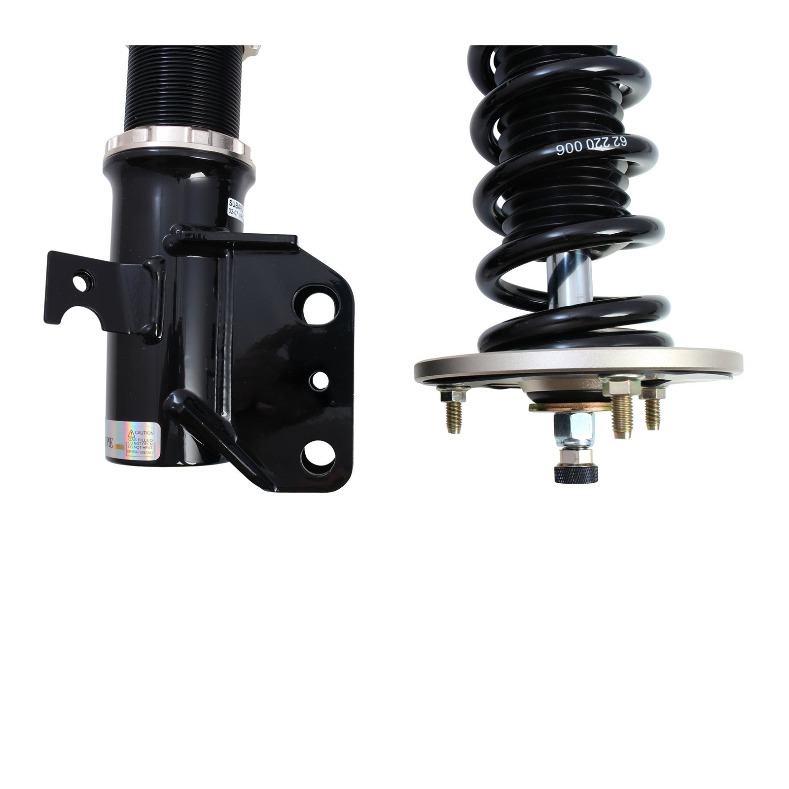 BC Racing BR Series Coilovers - fits 2002-2007 Subaru Impreza WRX