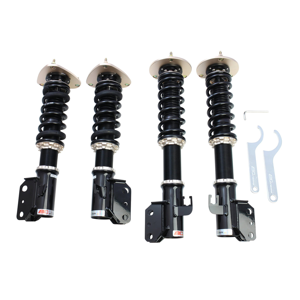 BC Racing BR Series Coilovers - fits 2005-2007 Subaru Impreza WRX STi - Saikospeed