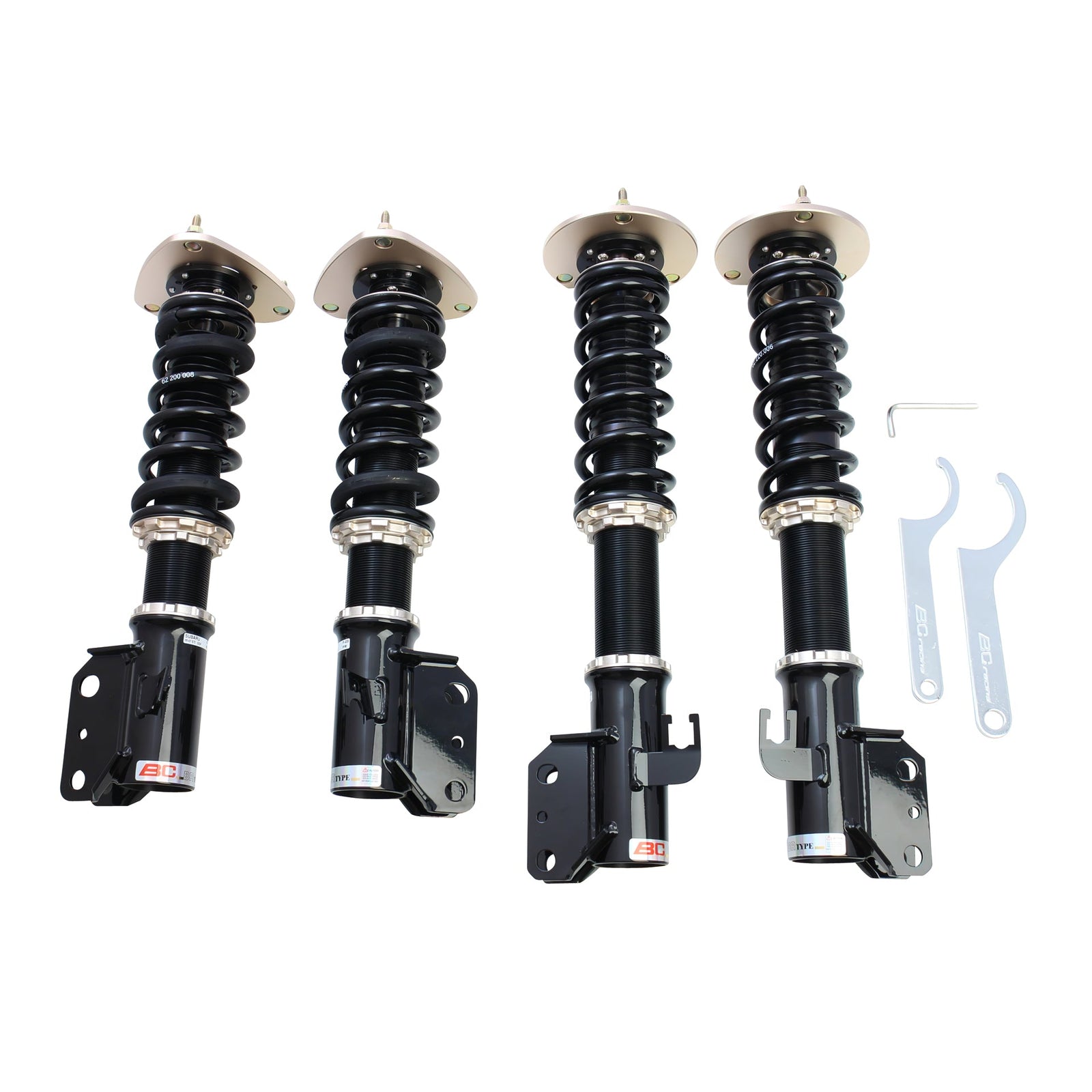 BC Racing BR Series Coilovers - Extreme Low fits 2005-2007 Subaru Impreza WRX STi