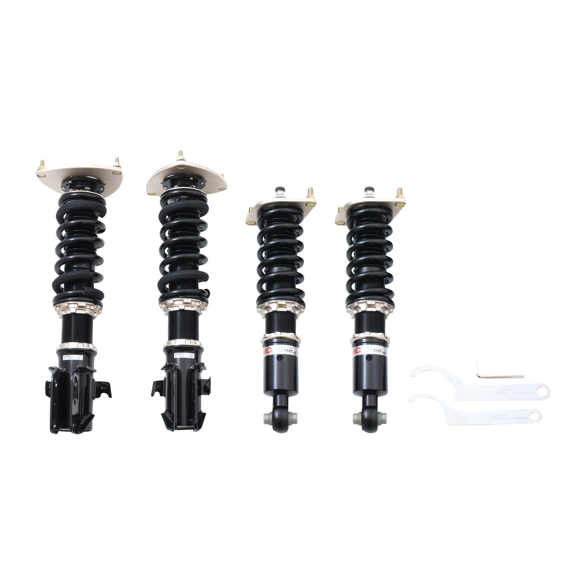 BC Racing BR Series Coilovers - Extreme Low fits 2008-2014 Subaru Impreza WRX Hatchback