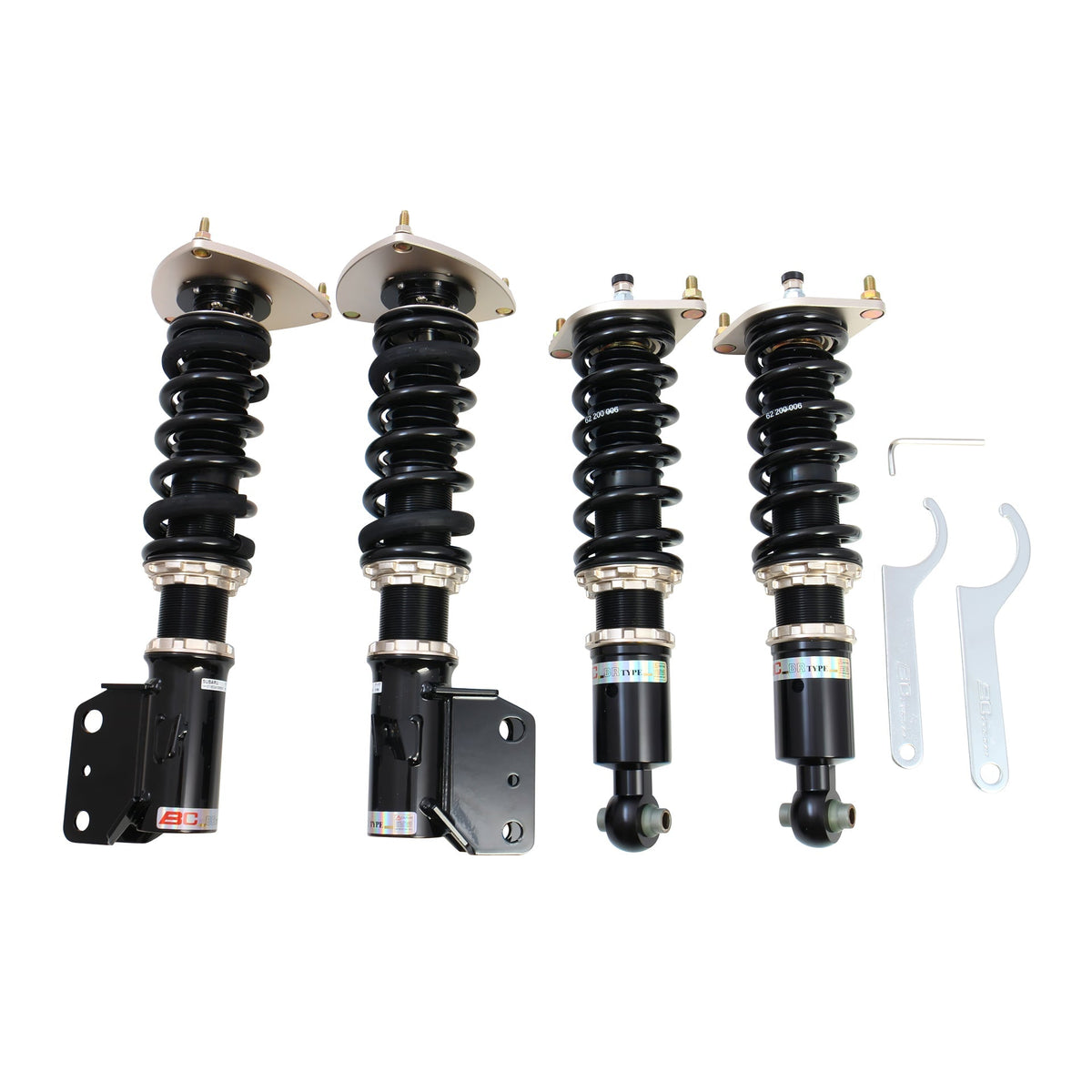 BC Racing BR Series Coilovers - fits 2011-2014 Subaru Impreza WRX STi Sedan - Saikospeed