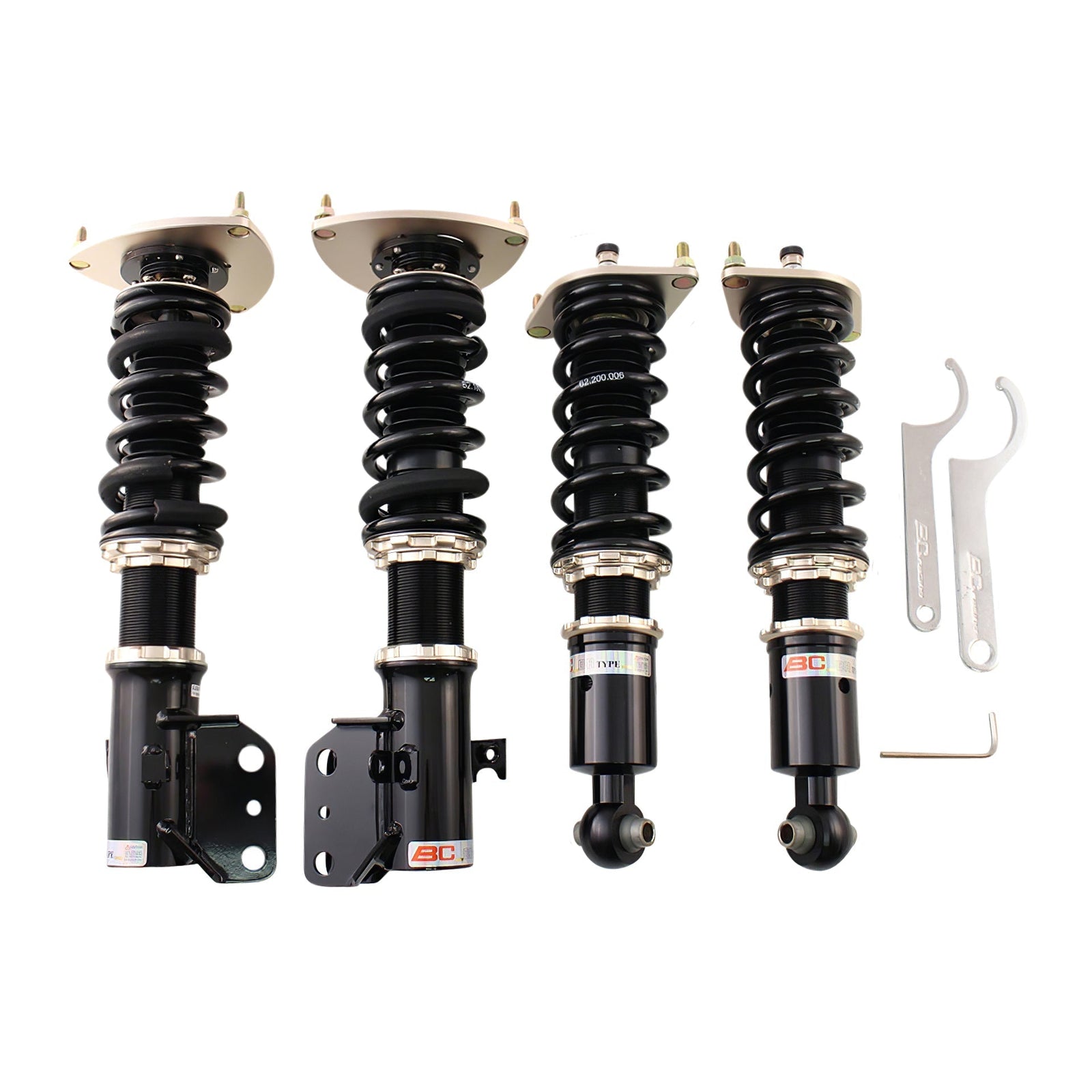 BC Racing BR Series Coilovers - Extreme Low fits 2012-2014 Subaru Impreza WRX Sedan