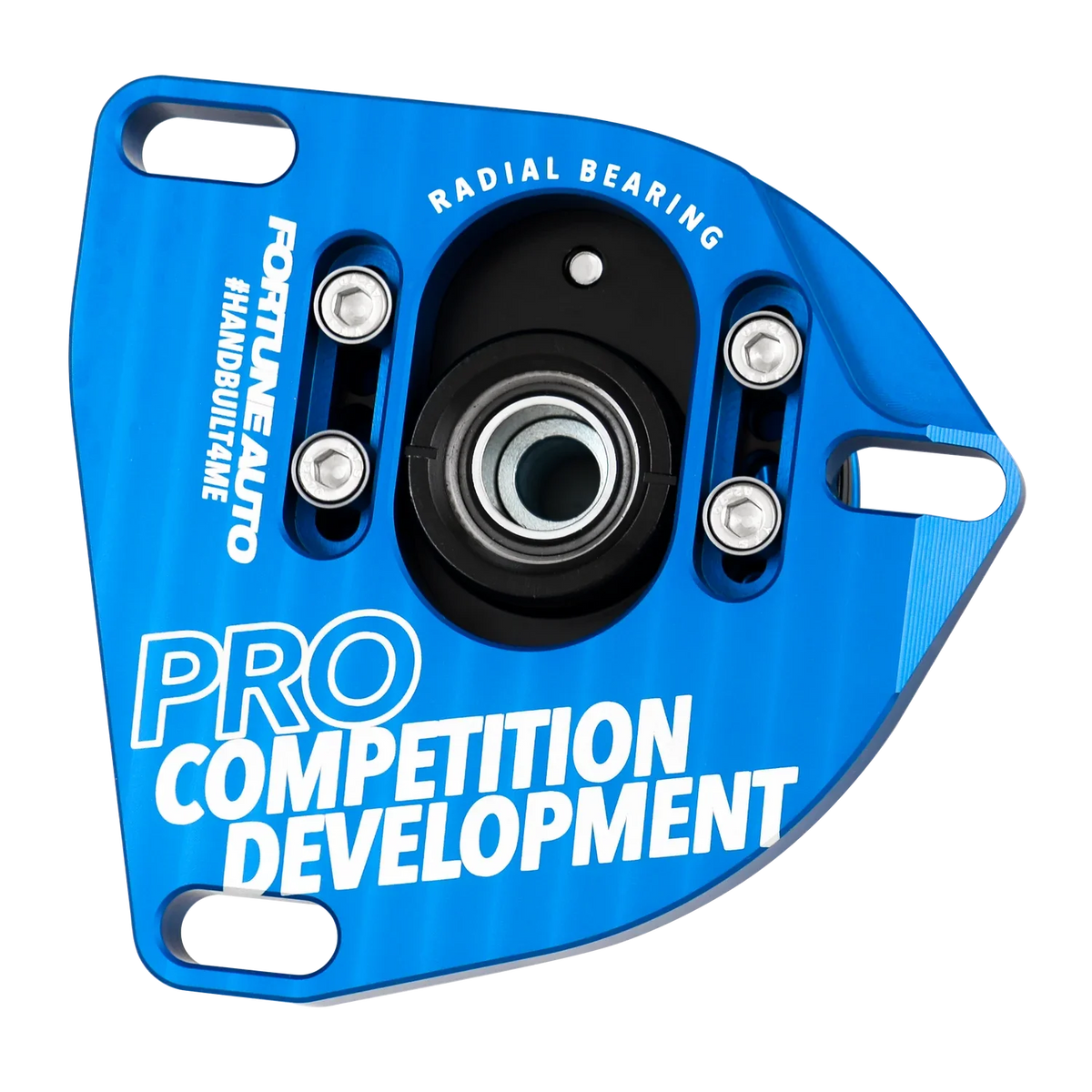 Fortune Auto PRO Caster + Camber Plates - Subaru WRX (VB) - Includes Pillowball & Radial bearing mount