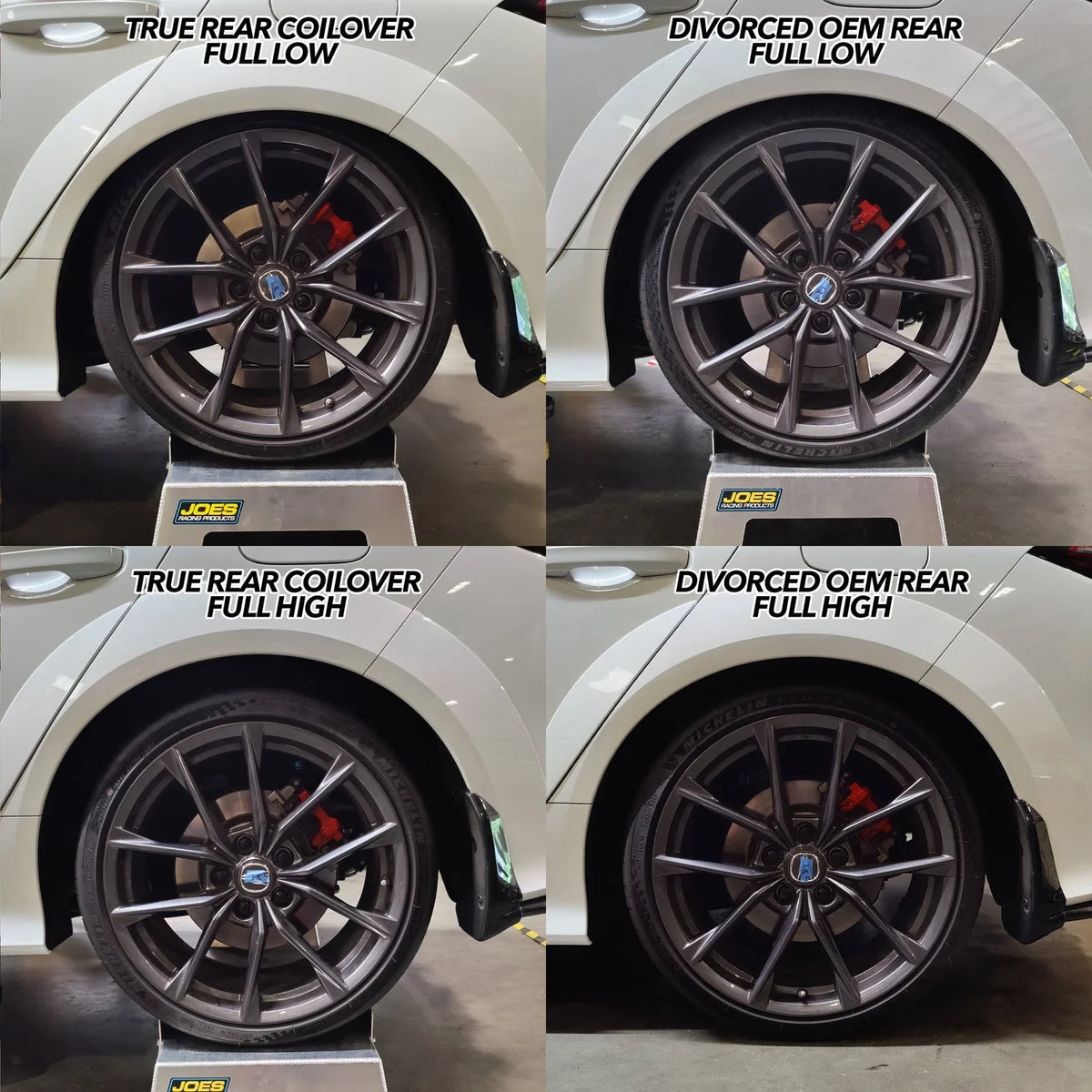 Fortune Auto Gen 8 500 Series Coilovers - 2023+ ACURA Integra Type S (DE5) (Includes Front Endlinks) (True Style Rear)
*Limited Ride Height Adjustment*