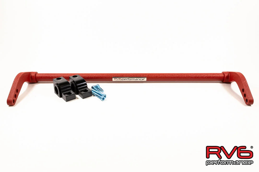 RV6 Performance 16+ CivicX Adjustable Chromoly Rear Sway Bar (25.4Mm)