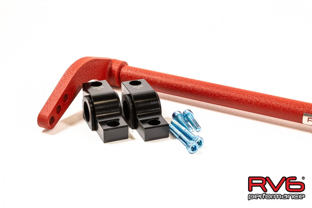 RV6 Performance 16+ CivicX Adjustable Chromoly Rear Sway Bar (25.4Mm)