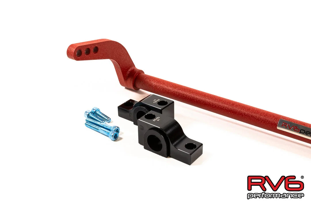 RV6 Performance 16+ CivicX Adjustable Chromoly Rear Sway Bar (25.4Mm)
