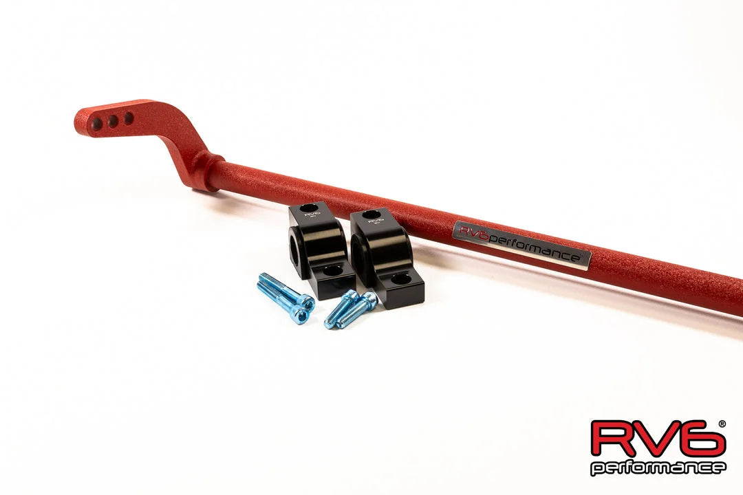 RV6 Performance 16+ CivicX Adjustable Chromoly Rear Sway Bar (25.4Mm)