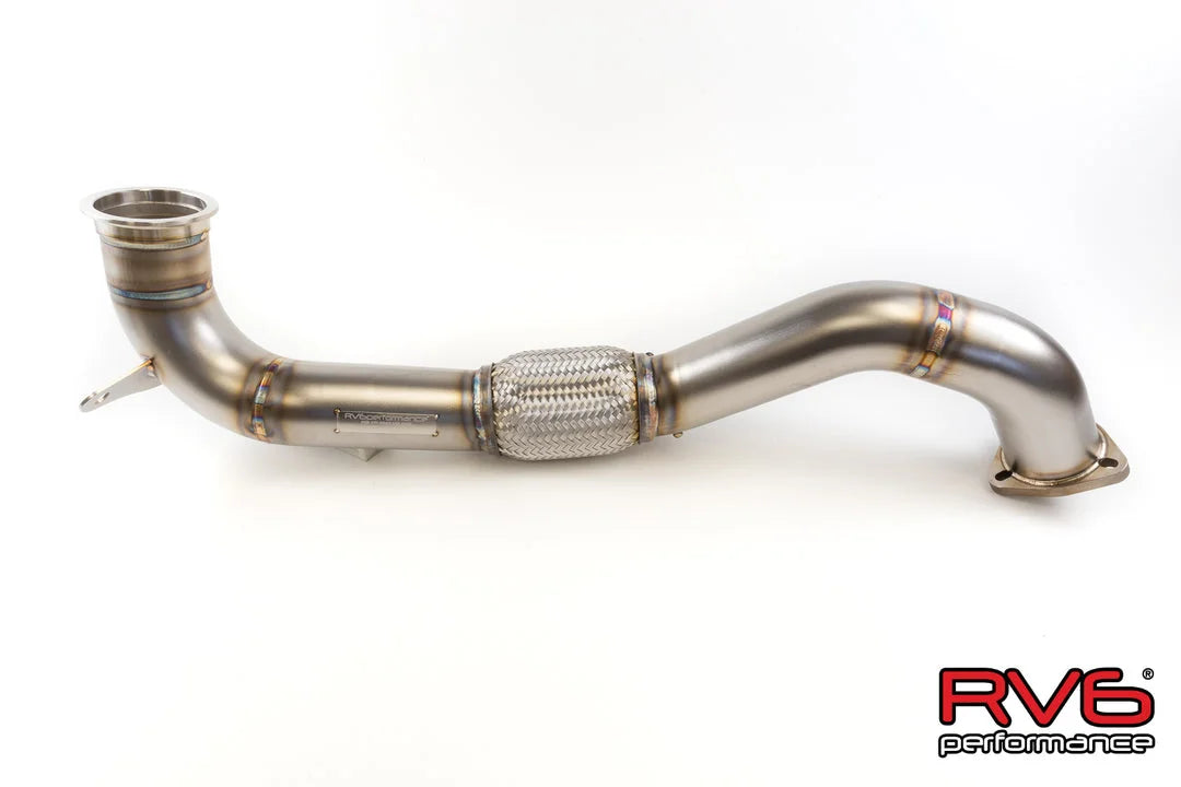 RV6 Performance Front Pipe For 17-21 Civic Si