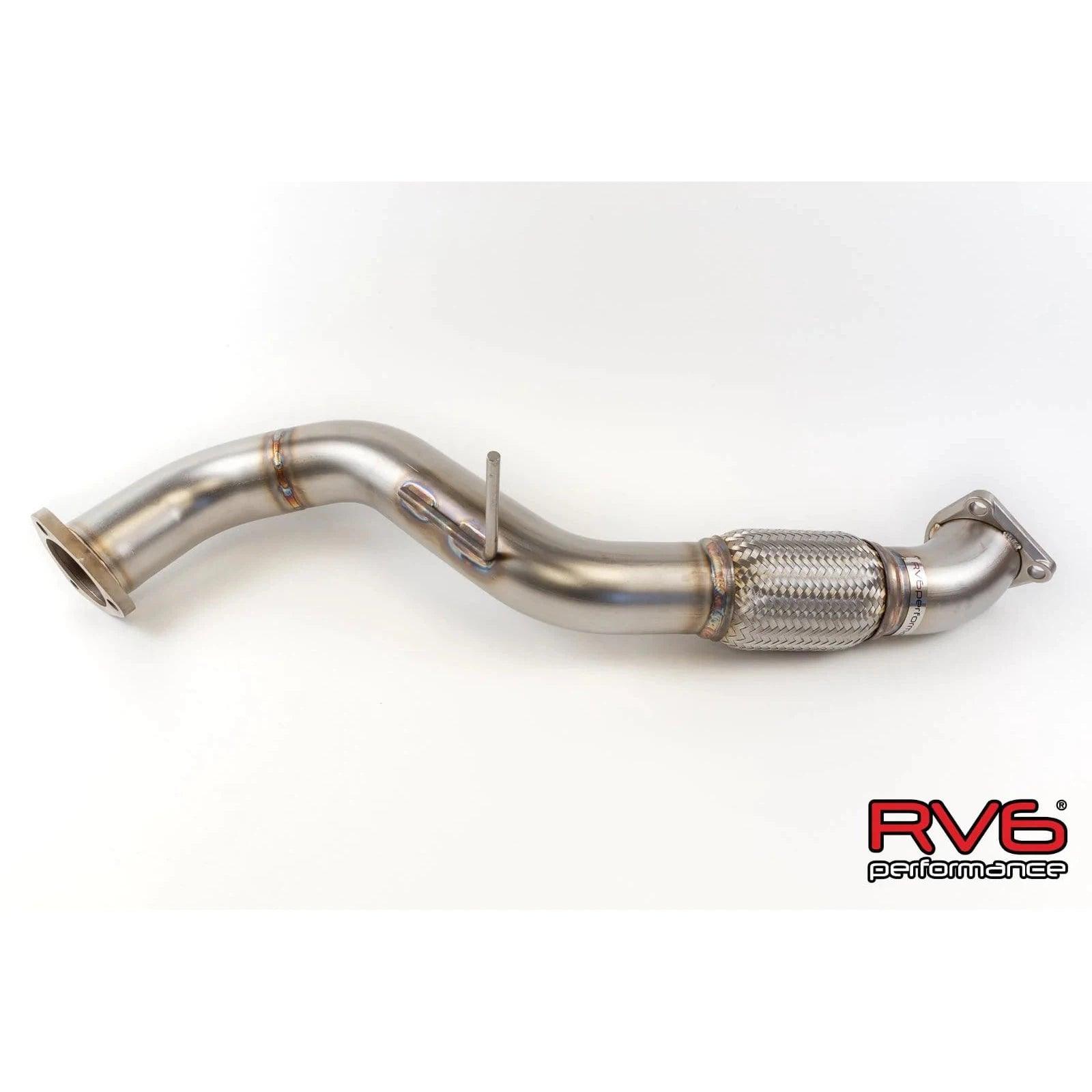 RV6 Performance Front Pipe for 2017+ Honda Civic Type R FK8 - Saikospeed