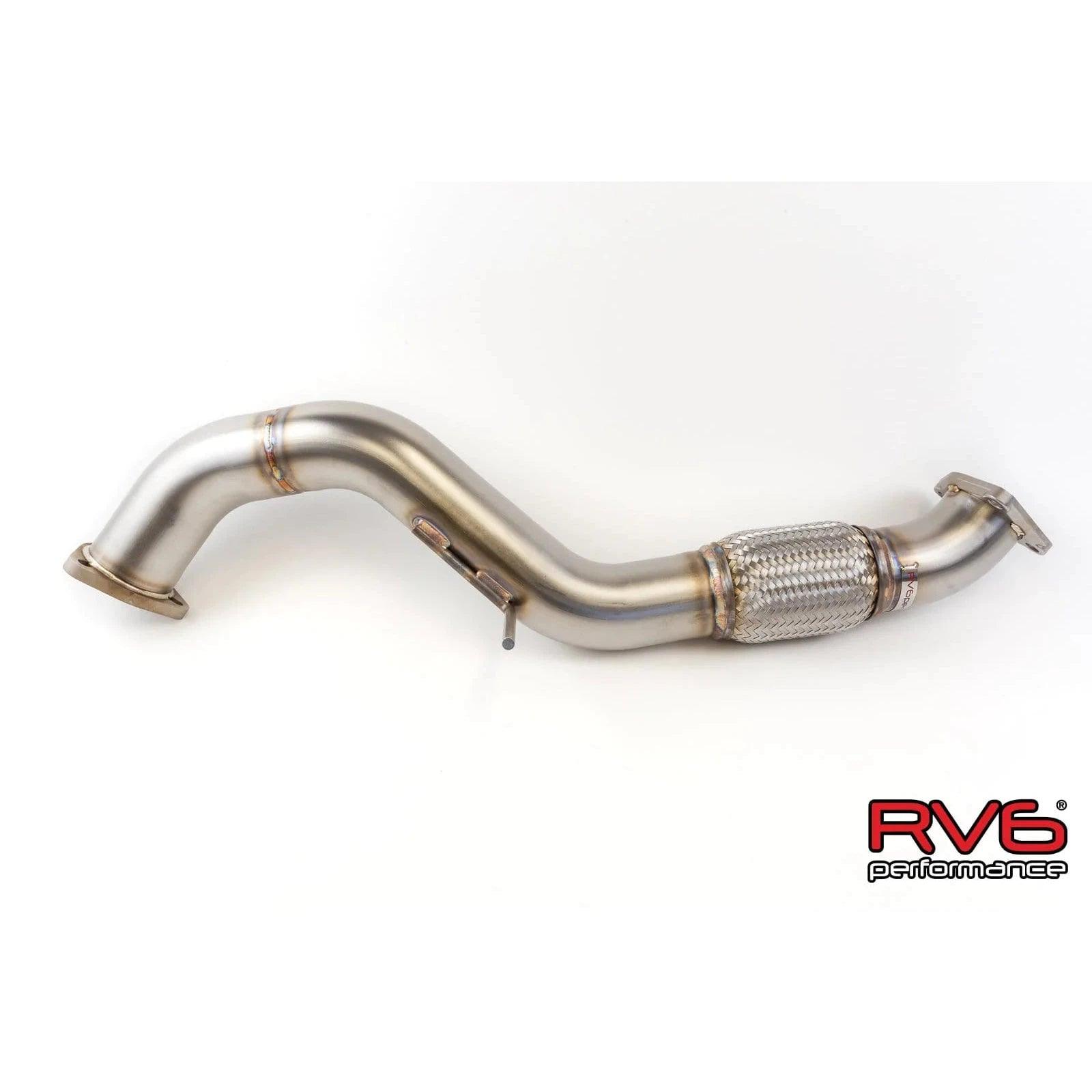 RV6 Performance Front Pipe for 2017+ Honda Civic Type R FK8 - Saikospeed