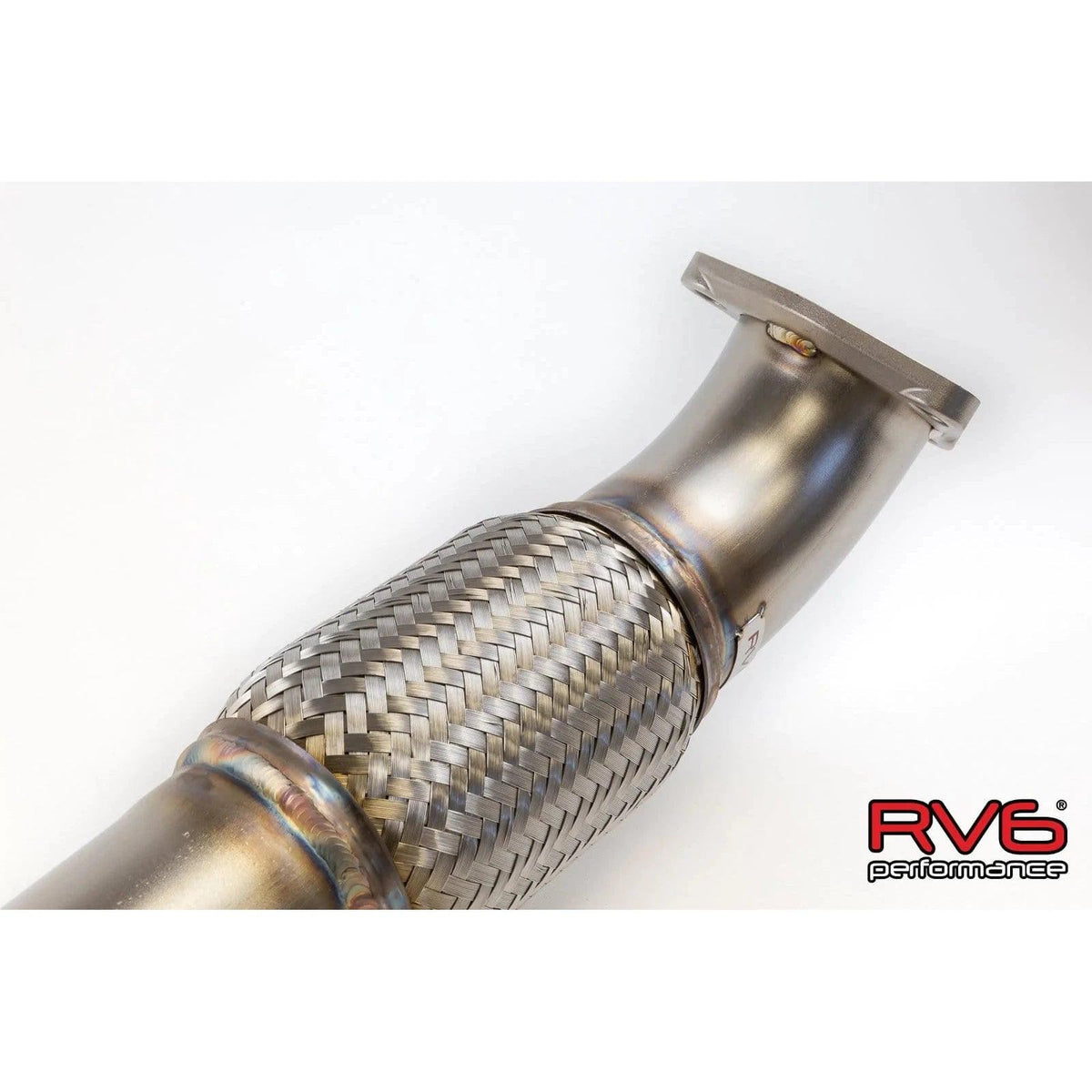 RV6 Performance Front Pipe for 2017+ Honda Civic Type R FK8 - Saikospeed