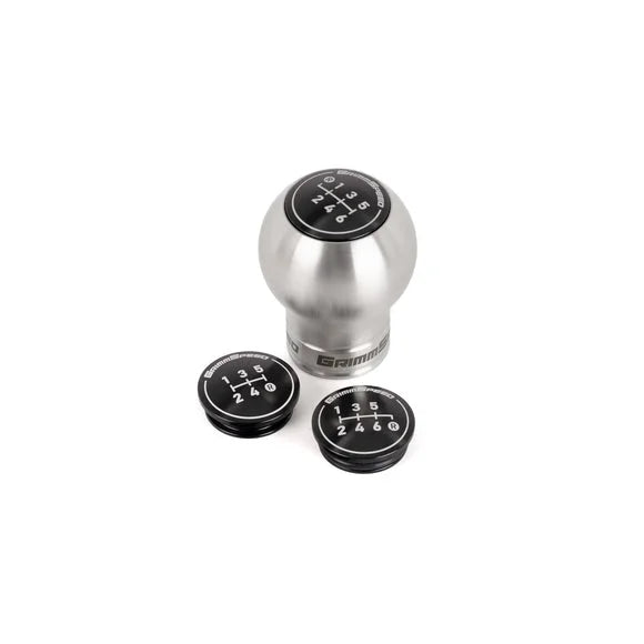GrimmSpeed Swap-Top Weighted Bulb Shift Knob - Stainless Steel